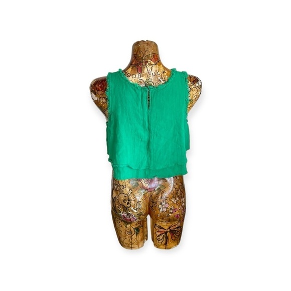 Altar'd State green crop top sleeveless medium - Picture 4 of 8